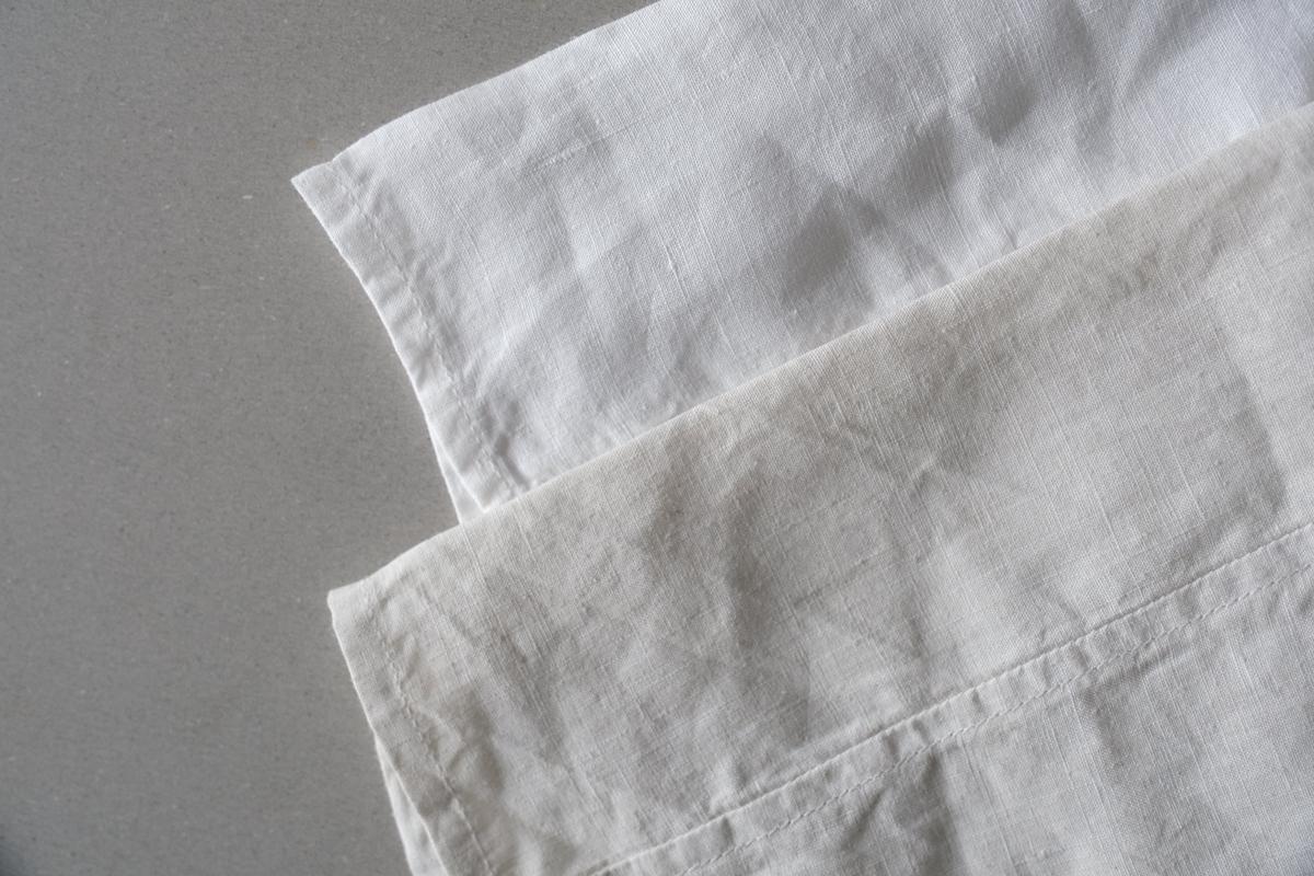 MITTAN / 大麻プルオーバー 高密度 白 SH-160 / unisex