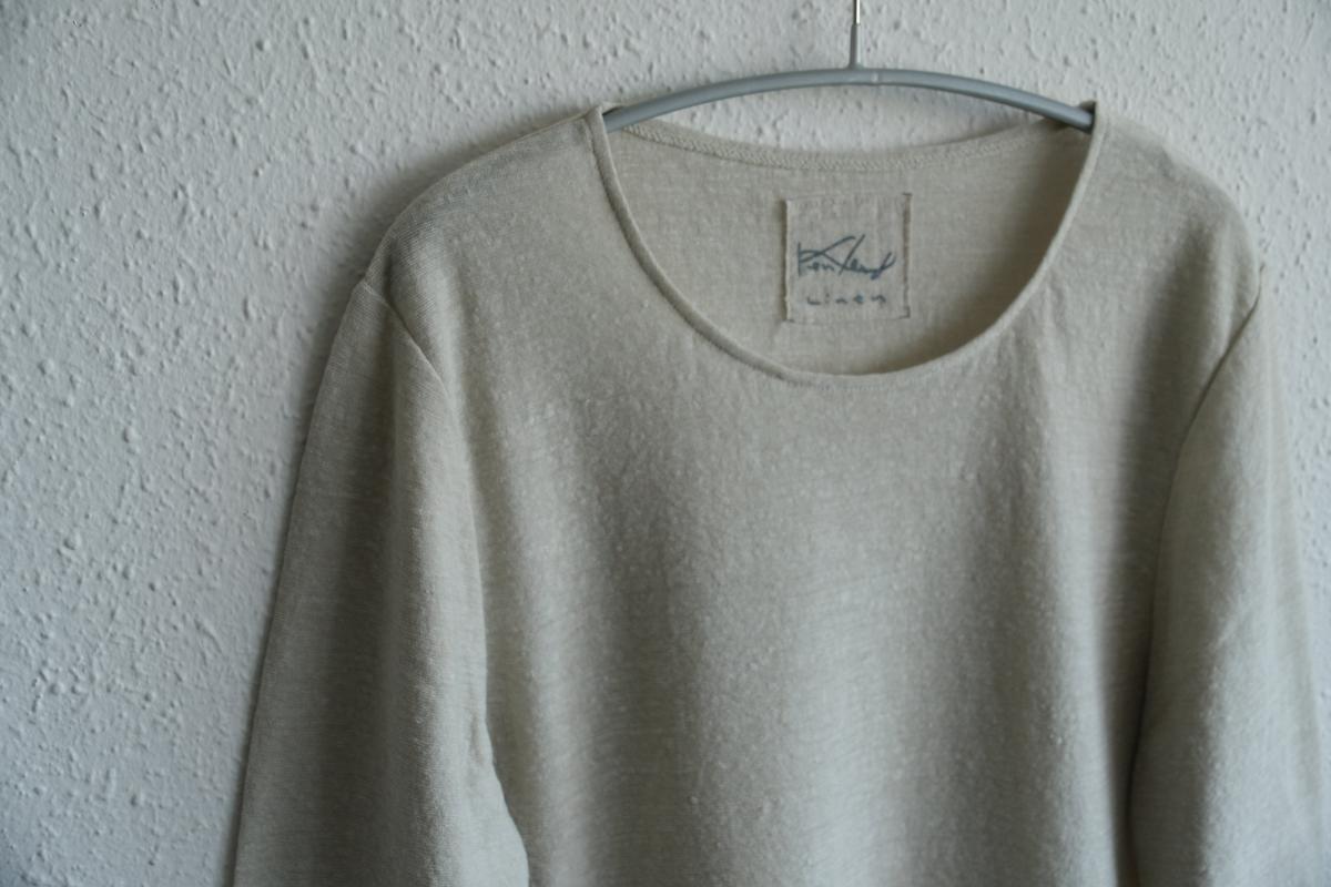 リネンコットンアンダーウェア7分袖｜レディース｜グリーシェル