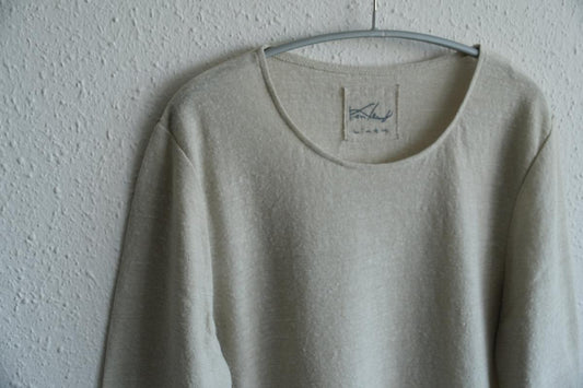 リネンコットンアンダーウェア7分袖|レディース|グリーシェル