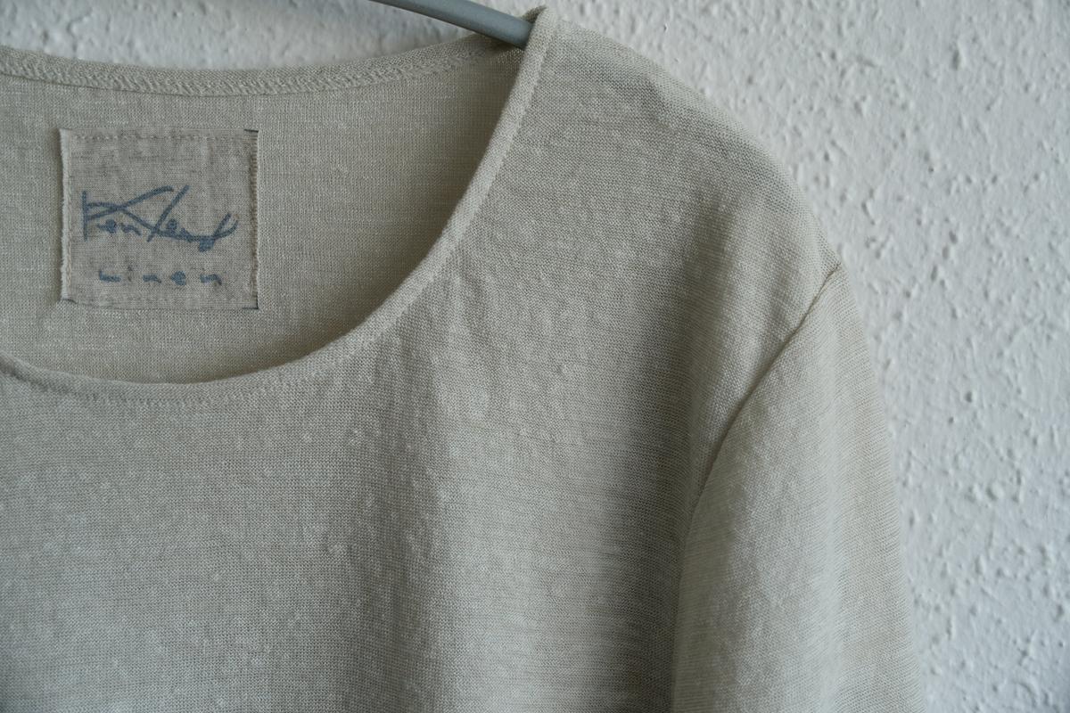 リネンコットンアンダーウェア7分袖｜レディース｜グリーシェル