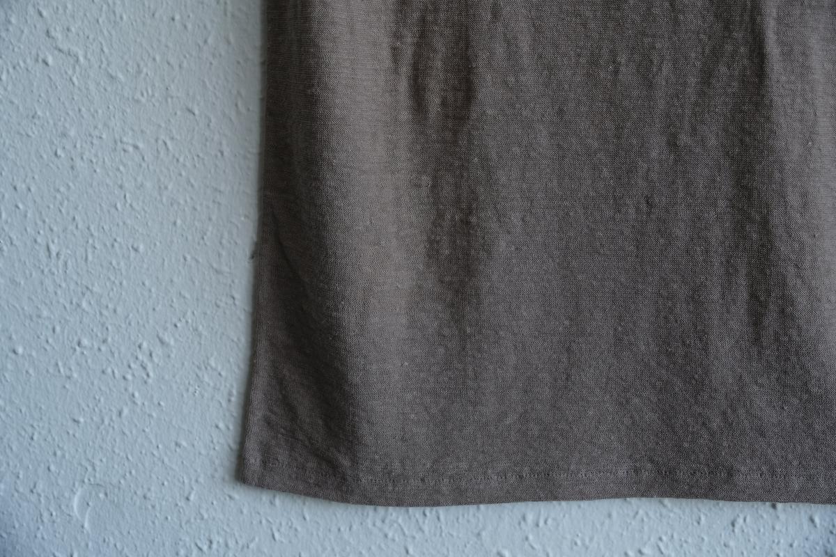 リネンコットンアンダーウェア ノースリーブ｜レディース｜ローズベージュ