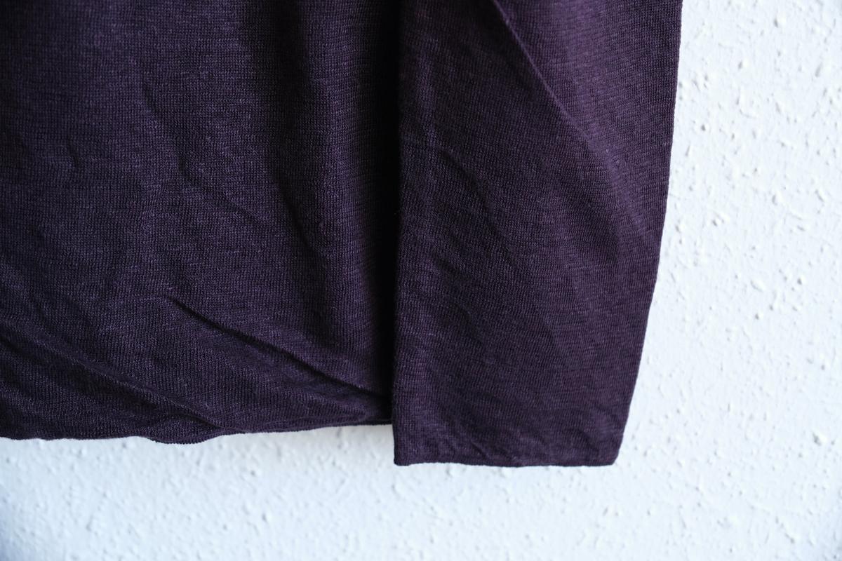 リネンニット 長袖二重プルオーバー｜メンズ｜ミュール