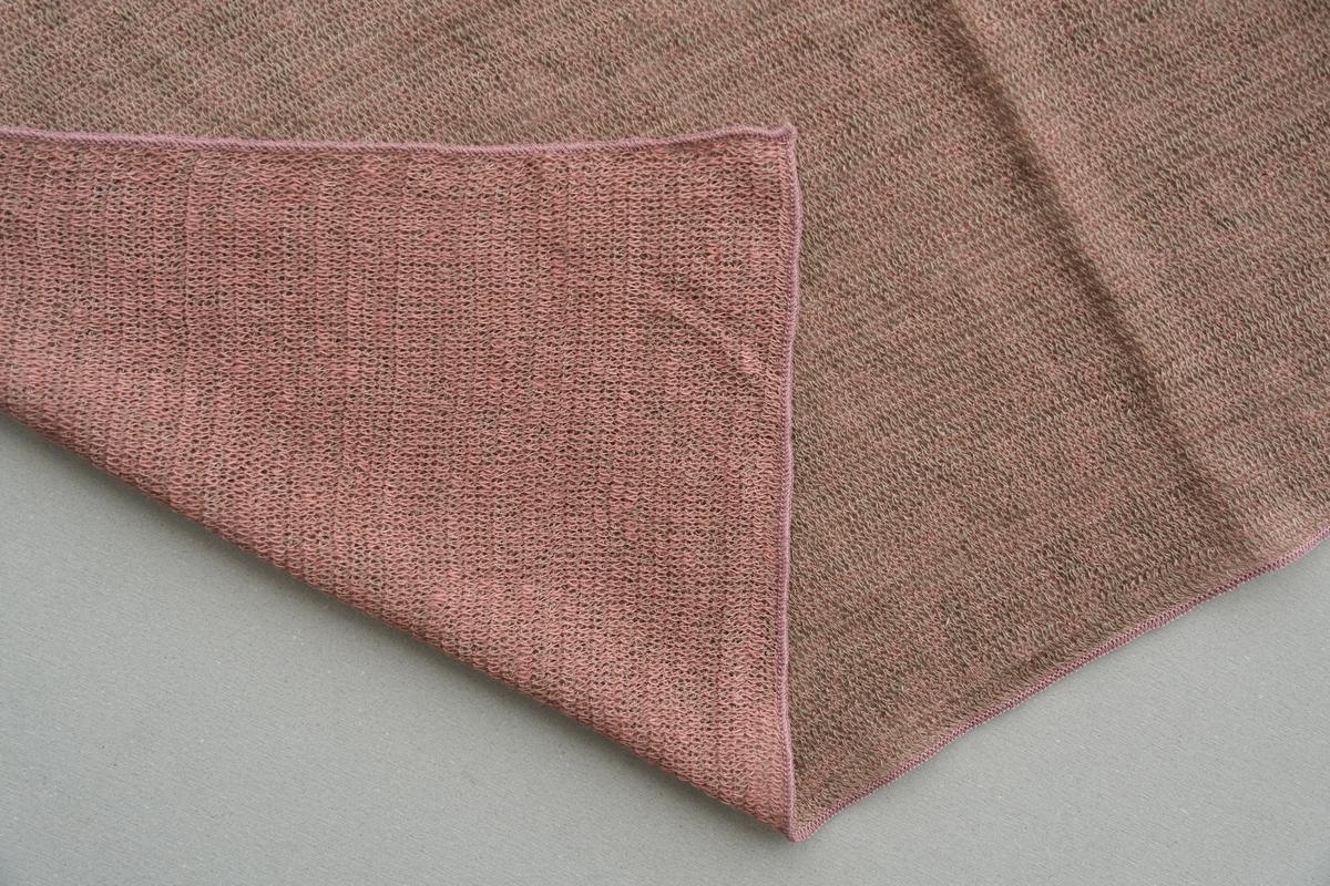 リネンニットストール｜ディープフォーン×オールドローズ