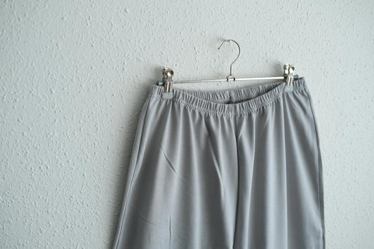 yohaku ドバイパンツ｜きれいめ天竺素材 グレー｜unisex freesize