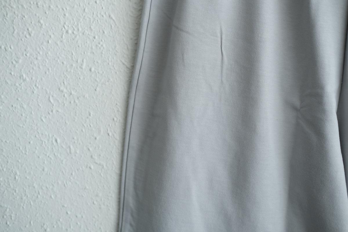 yohaku ドバイパンツ｜きれいめ天竺素材 グレー｜unisex freesize