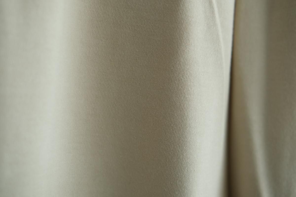 yohaku ドバイパンツ｜きれいめ天竺素材 アイボリー｜unisex freesize