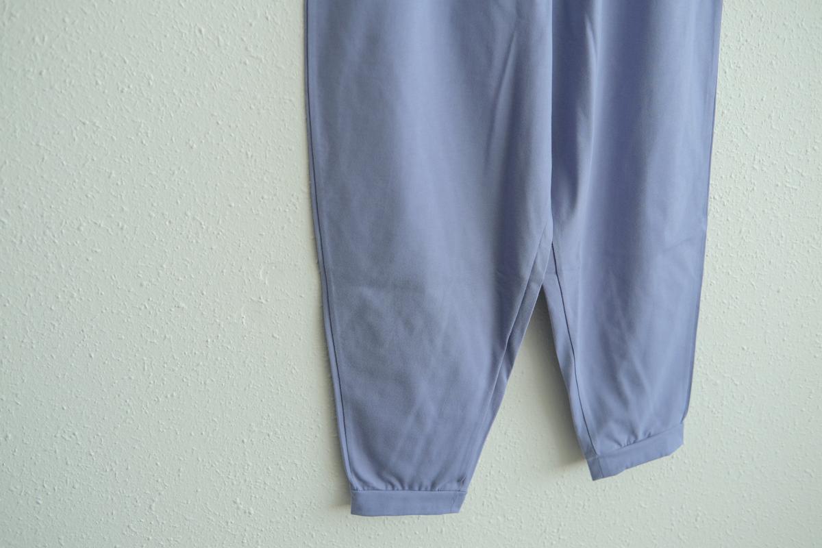yohaku ドバイパンツ｜きれいめ天竺素材 ライトパープル｜unisex freesize