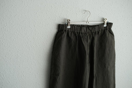 MITTAN / 大麻ワイドパンツ 高密度 蓬（濃） PT-143DC / unisex