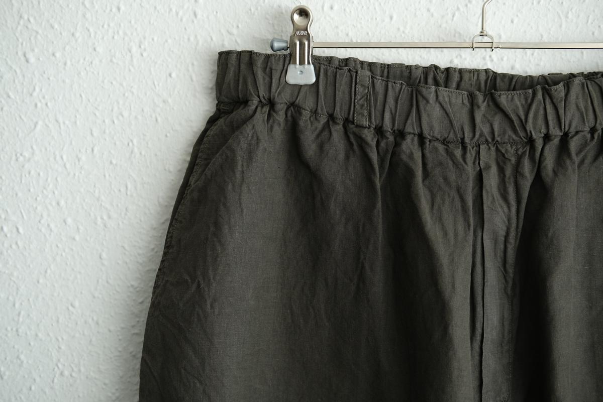 MITTAN / 大麻ワイドパンツ 高密度 蓬（濃） PT-143DC / unisex