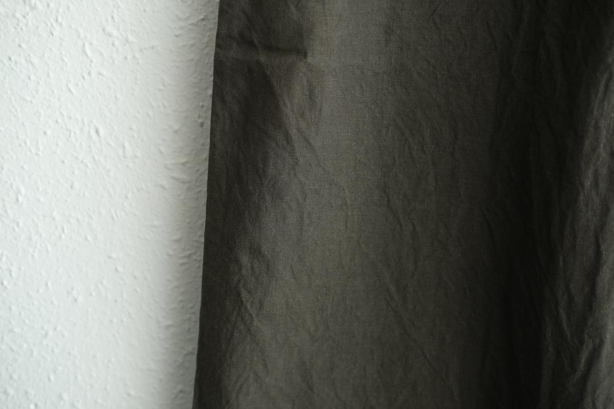 MITTAN / 大麻ワイドパンツ 高密度 蓬（濃） PT-143DC / unisex