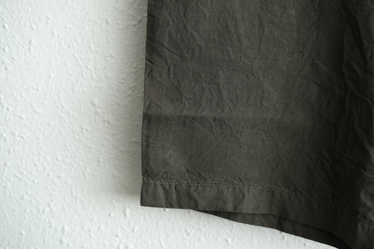 MITTAN / 大麻ワイドパンツ 高密度 蓬（濃） PT-143DC / unisex