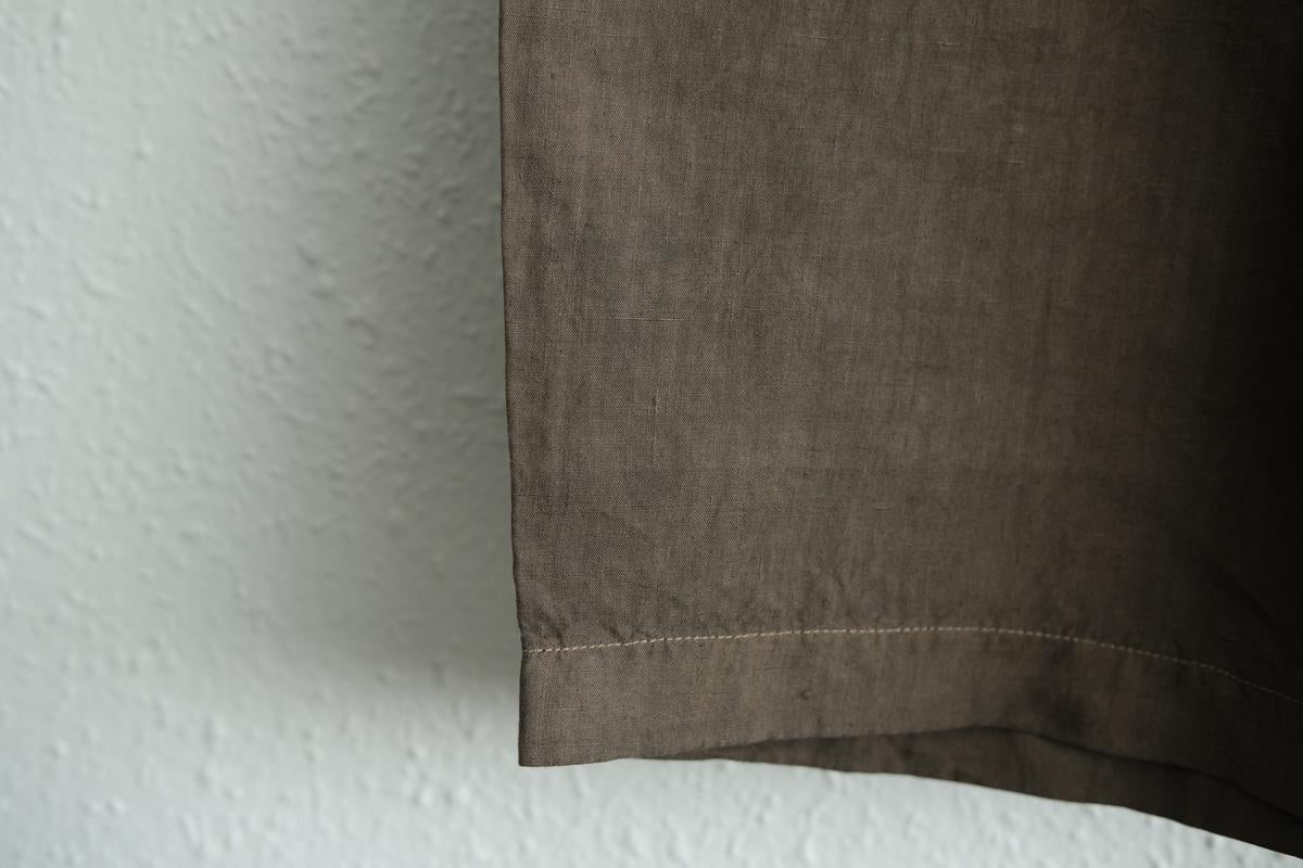 MITTAN / 大麻ワイドパンツ 高密度 胡桃（濃） PT-143DC / unisex