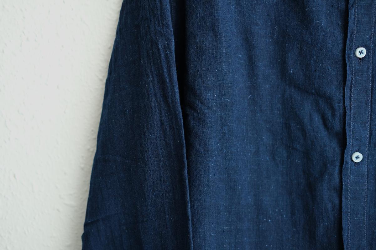 MITTAN / カディシャツ 藍（濃）（補強）SH-81DCH / unisex