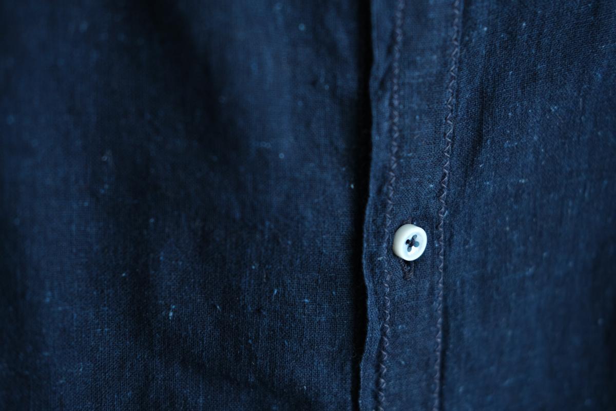 MITTAN / カディシャツ 藍（濃）（補強）SH-81DCH / unisex