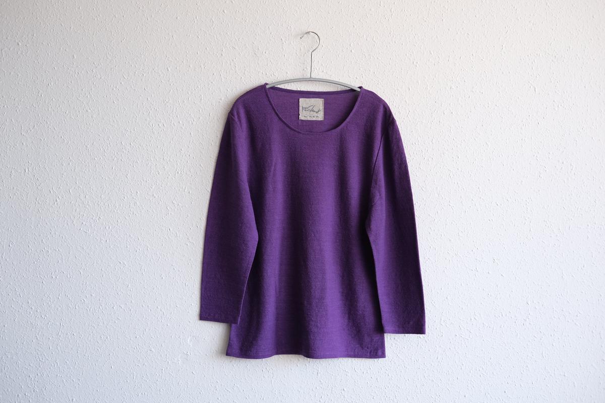 リネンコットンアンダーウェア7分袖｜レディース｜サルビア