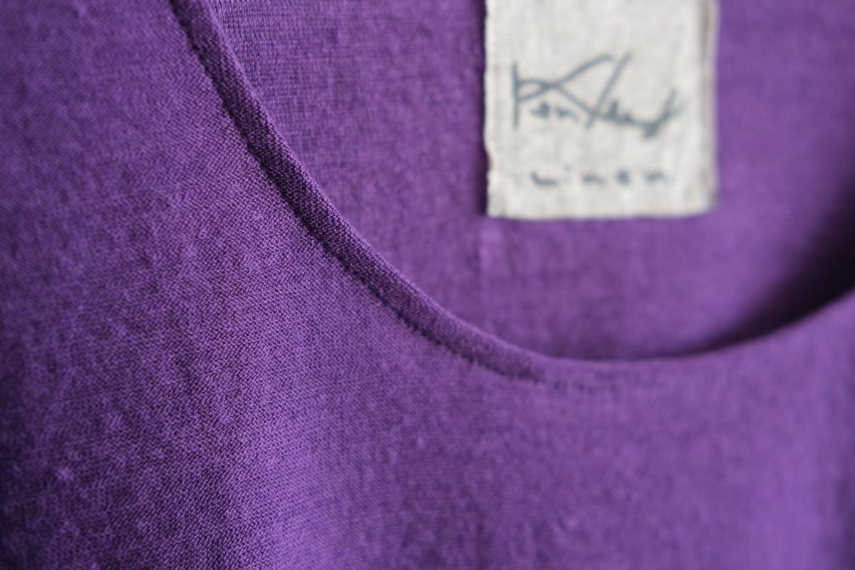 リネンコットンアンダーウェア7分袖｜レディース｜サルビア