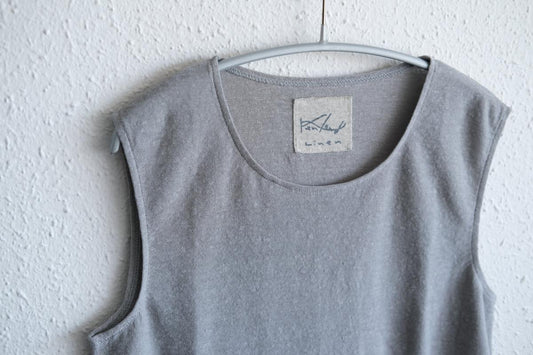 リネンコットンアンダーウェア ノースリーブ｜レディース｜フォーグ