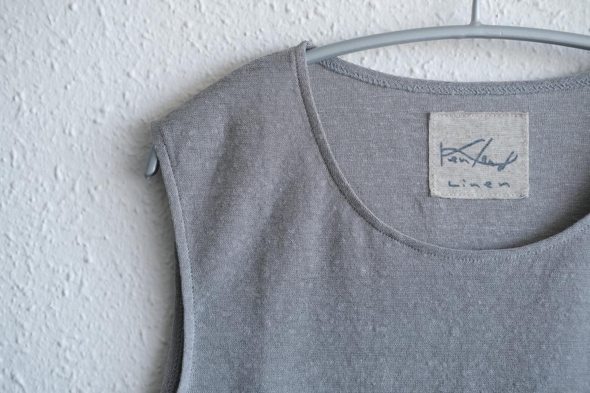 リネンコットンアンダーウェア ノースリーブ｜レディース｜フォーグ