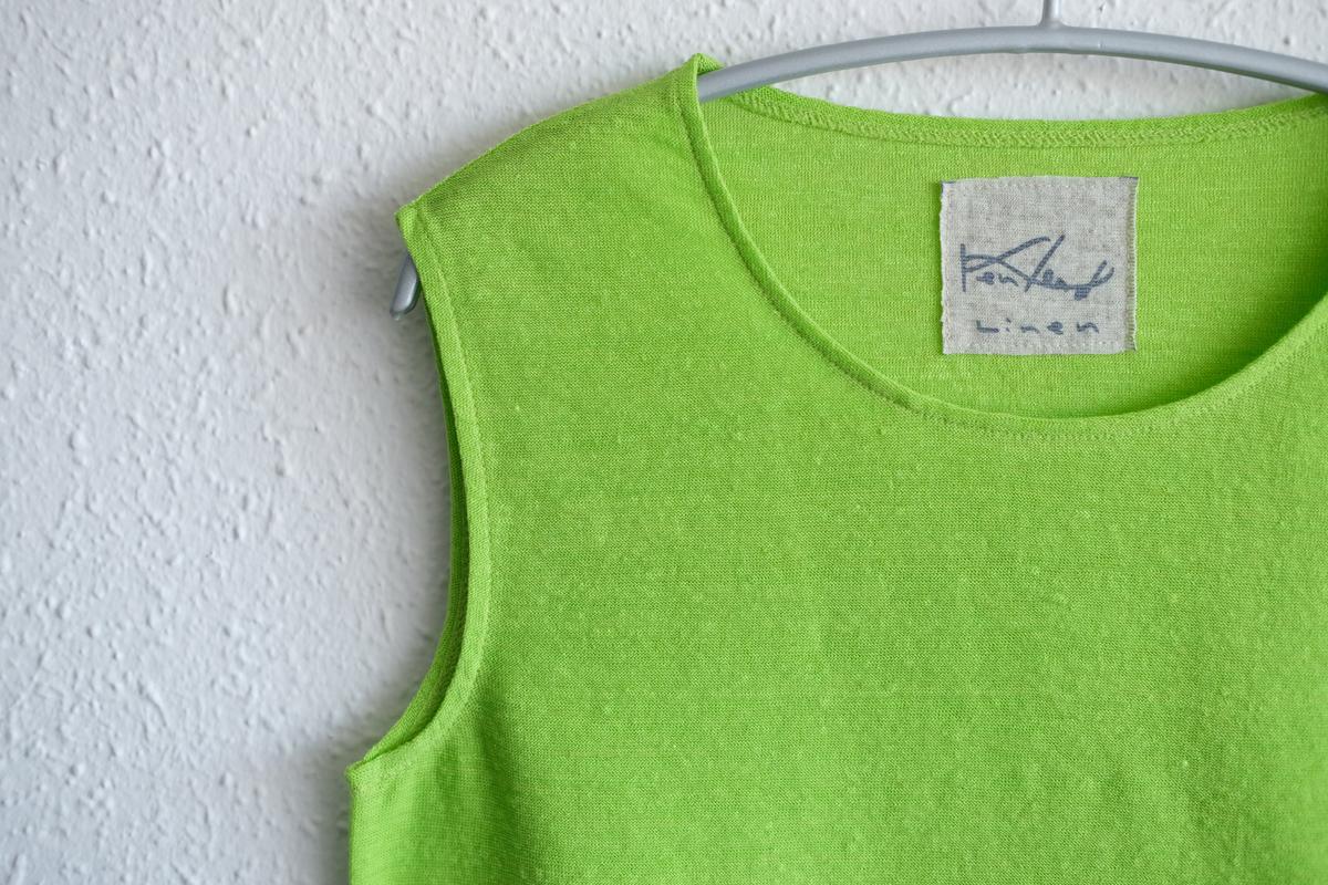 リネンコットンアンダーウェア ノースリーブ｜レディース｜レタス