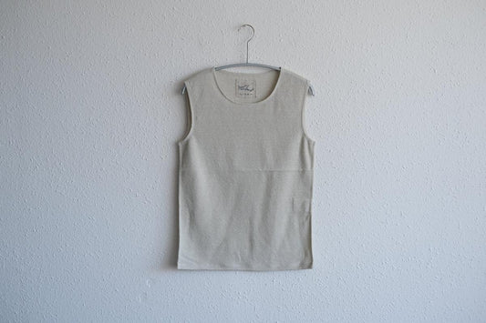 リネンコットンアンダーウェア ノースリーブ|レディース|グリーシェル