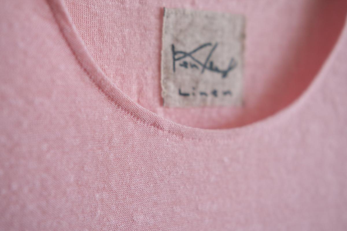 リネンコットンアンダーウェア ノースリーブ｜レディース｜パウダーピンク