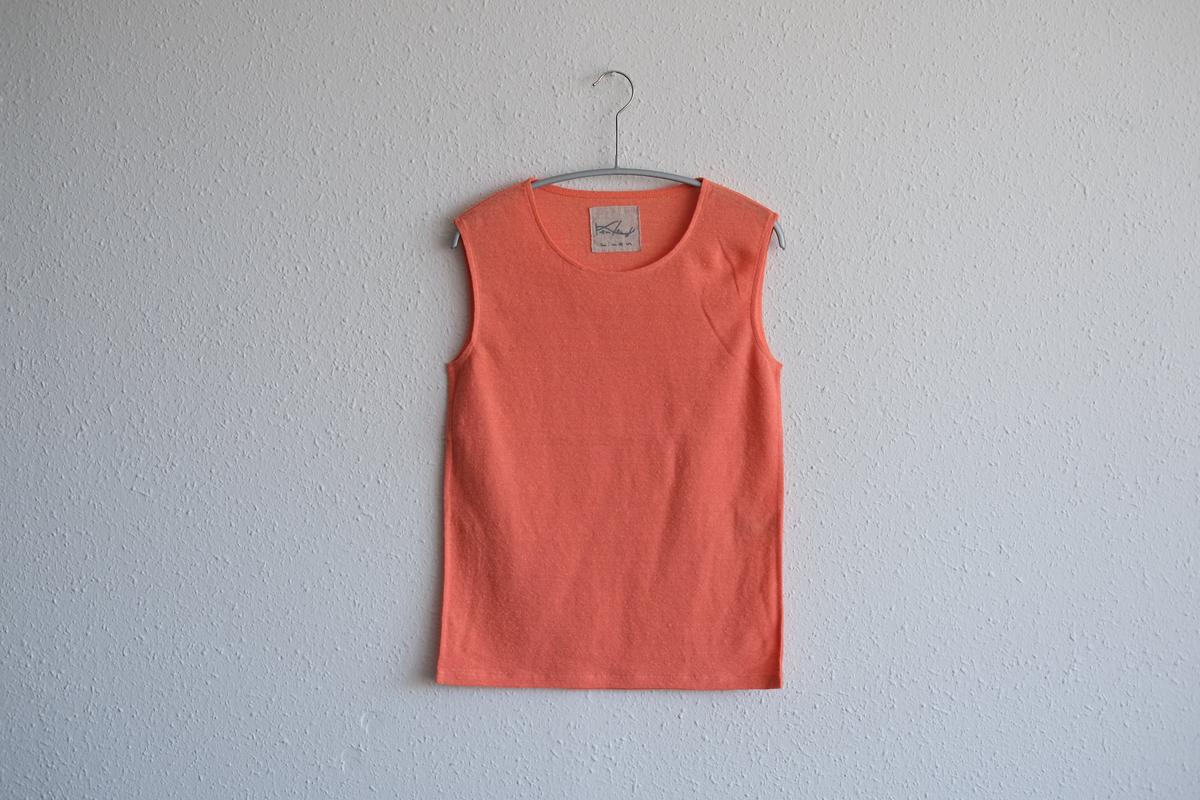 リネンコットンアンダーウェア ノースリーブ｜レディース｜さんご