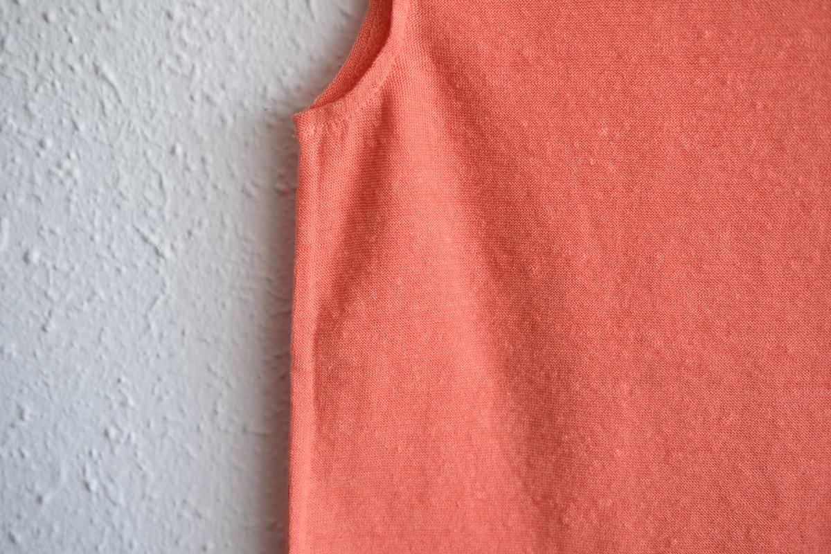 リネンコットンアンダーウェア ノースリーブ｜レディース｜さんご