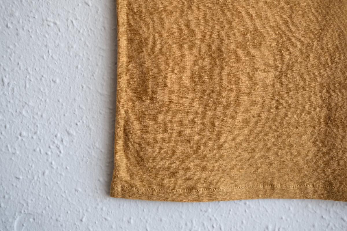 リネンコットンアンダーウェア ノースリーブ｜レディース｜シナモンオレンジ