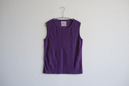 リネンコットンアンダーウェア ノースリーブ|レディース|サルビア