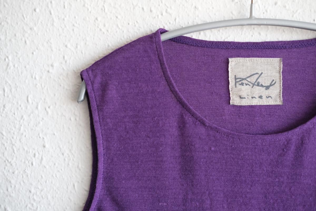 リネンコットンアンダーウェア ノースリーブ｜レディース｜サルビア