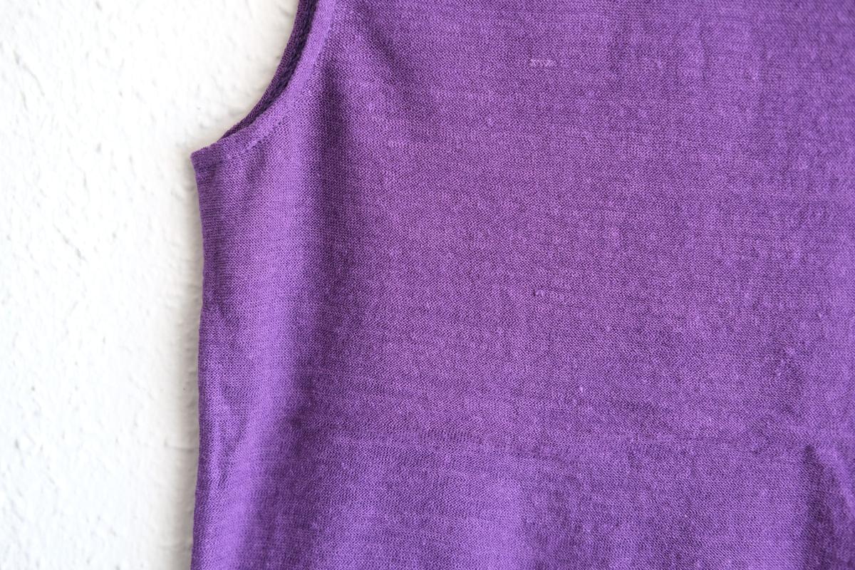 リネンコットンアンダーウェア ノースリーブ｜レディース｜サルビア