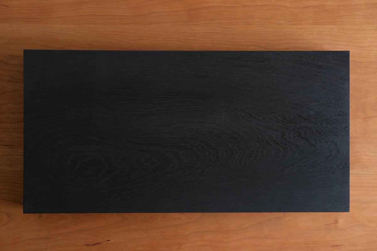 無垢材の切出し脚付き台 ウェンジ オイル仕上げ ＜4＞