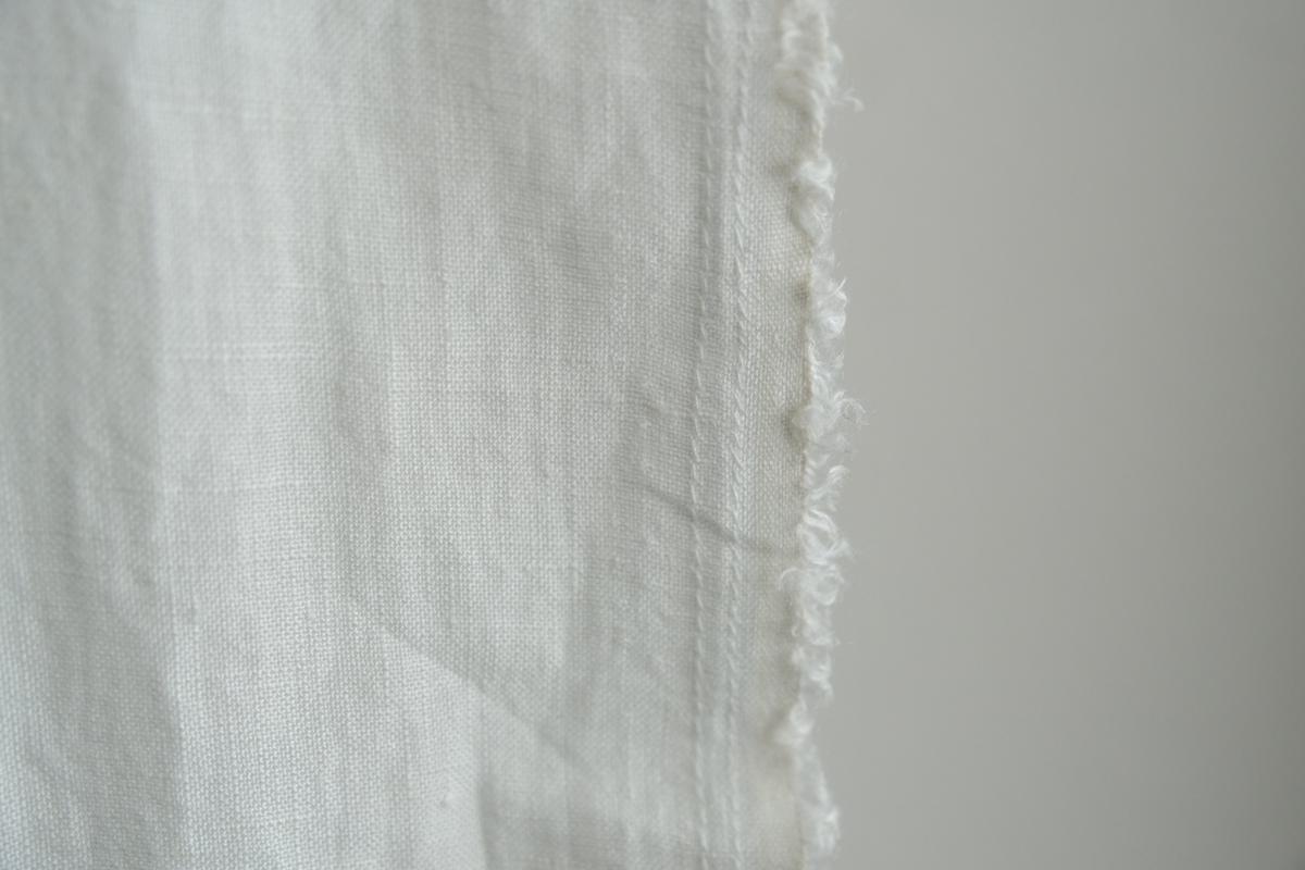 端切れパッチワーク / リネン・白 / 2サイズ