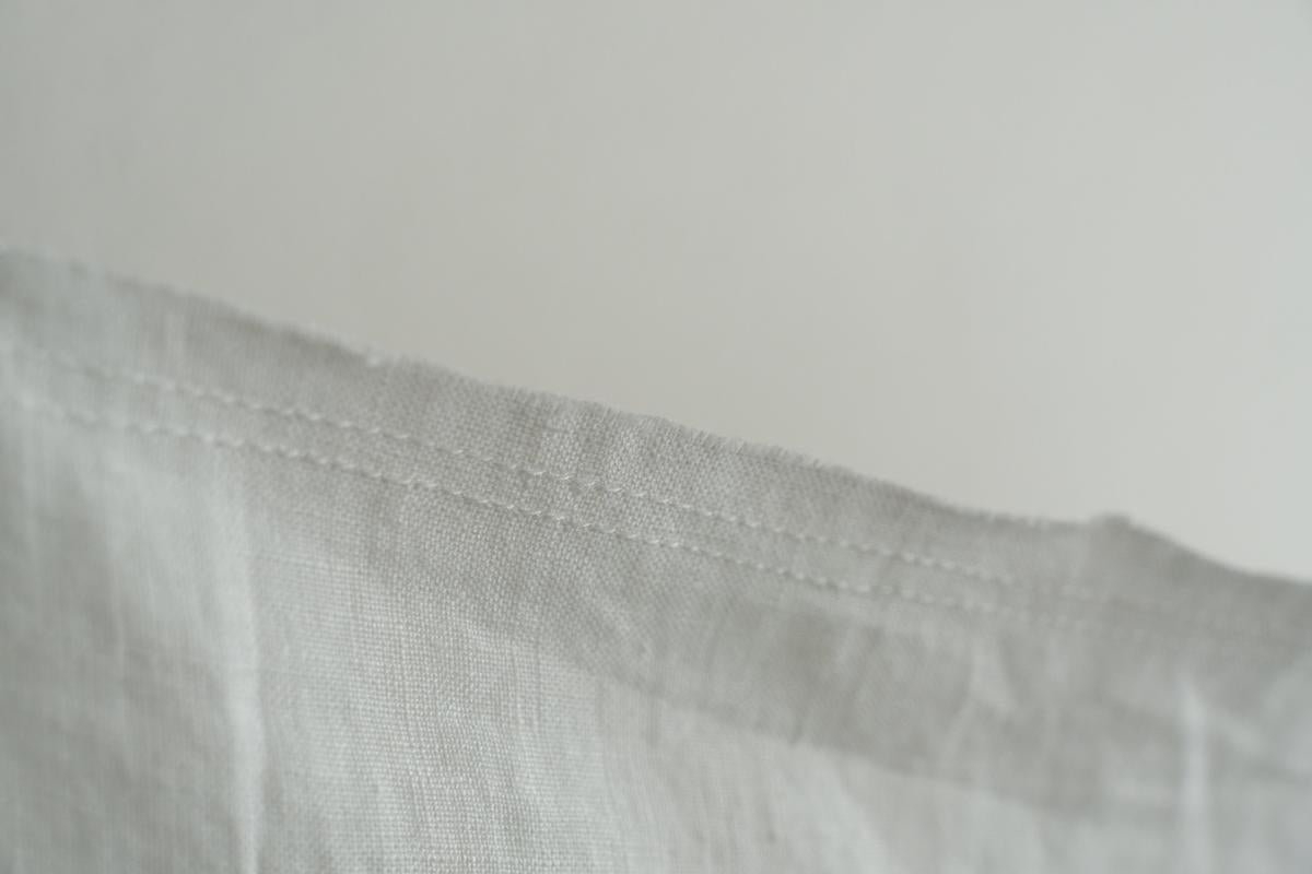 端切れパッチワーク / リネン・白 / 2サイズ