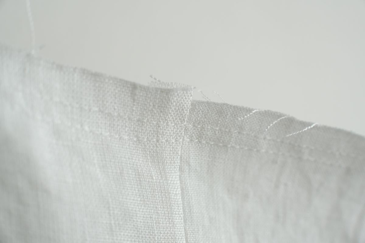 端切れパッチワーク / リネン・白 / 2サイズ