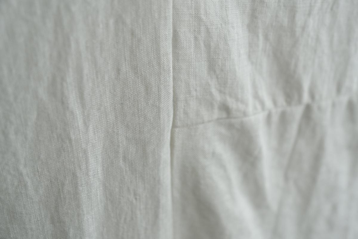 端切れパッチワーク / リネン・白 / 2サイズ