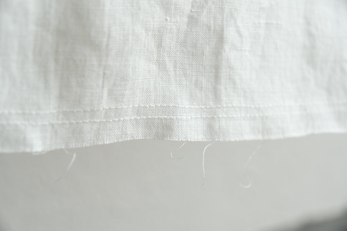 端切れパッチワーク / リネン・白 / 2サイズ