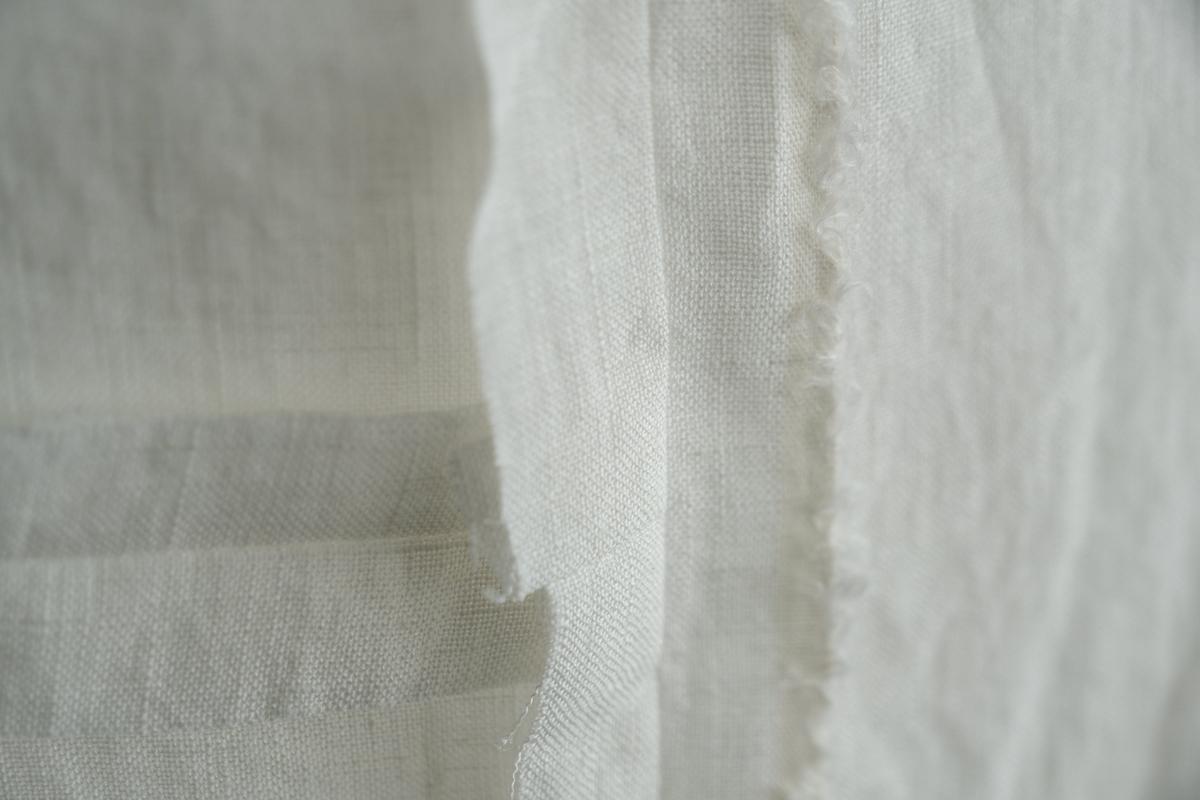 端切れパッチワーク / リネン・白 / 2サイズ