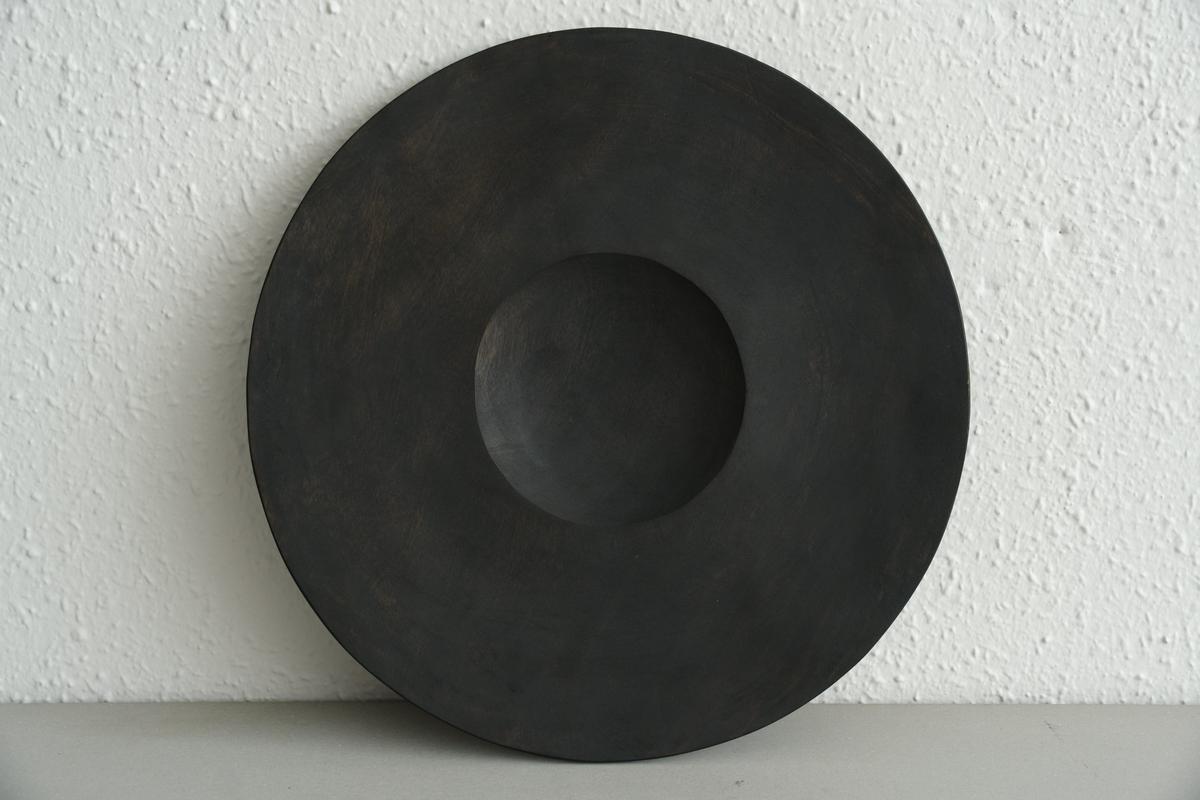 徒爾 丸大皿 サクラ・黒漆