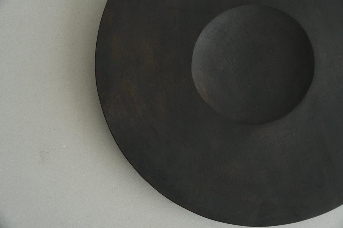 徒爾 丸大皿 サクラ・黒漆