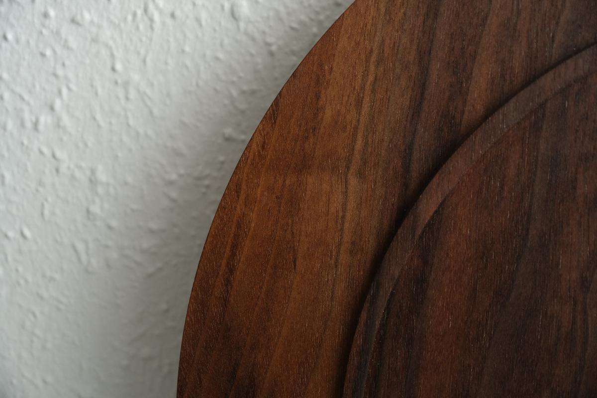 丸盆 ウォールナット オイル仕上げ