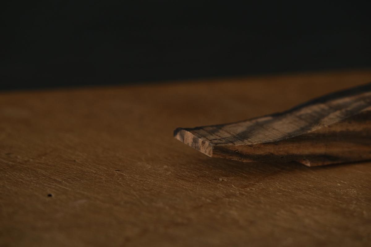 端材オブジェ｜黒柿（F）