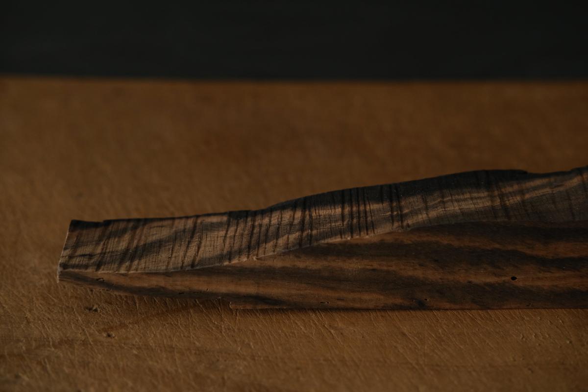 端材オブジェ｜黒柿（F）