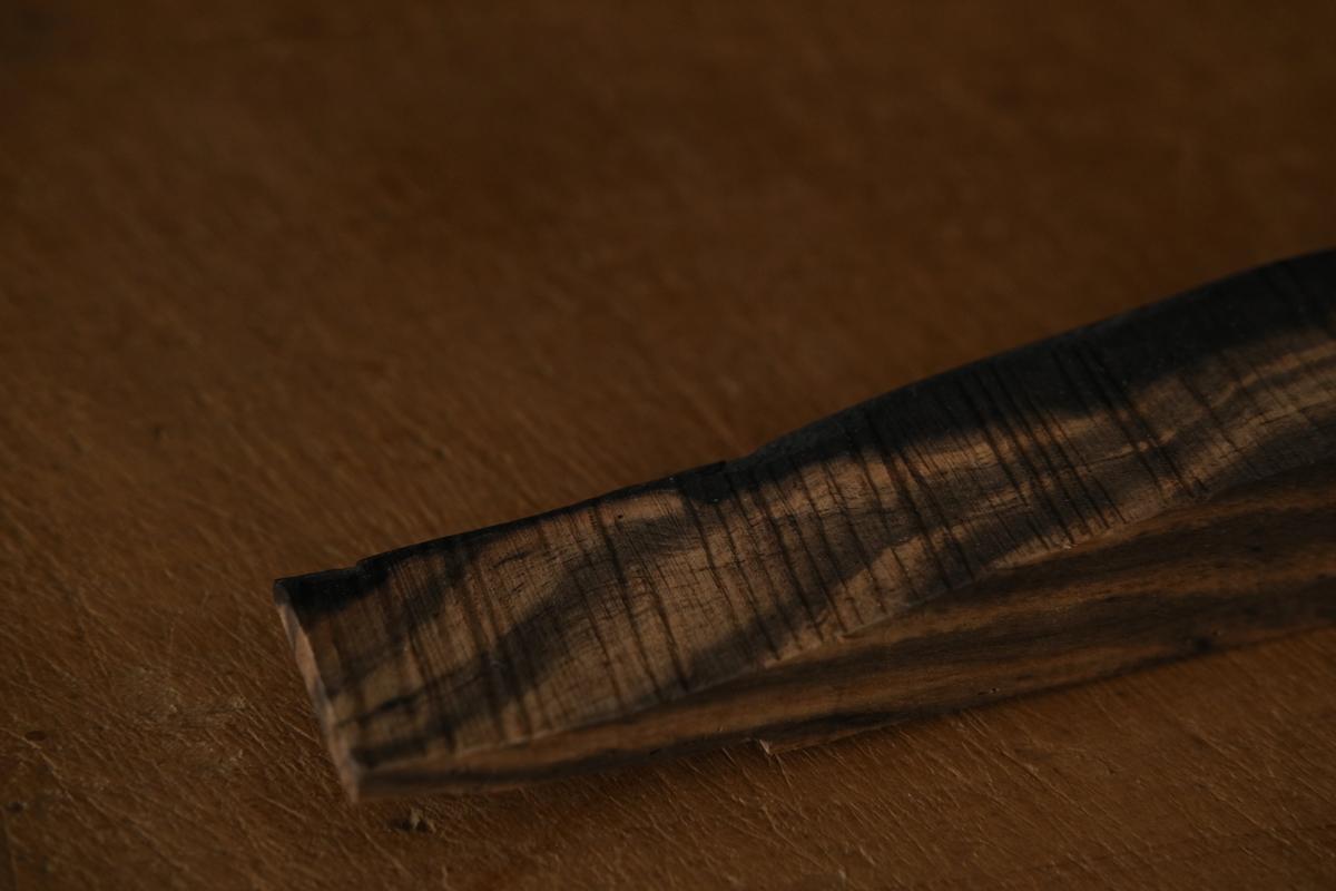 端材オブジェ｜黒柿（F）