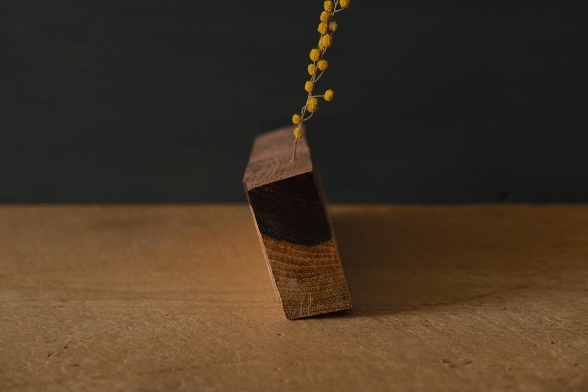 端材オブジェ｜ローズウッド（A)