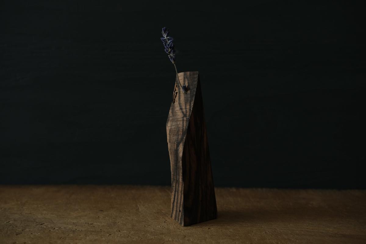 端材オブジェ｜黒柿（E）