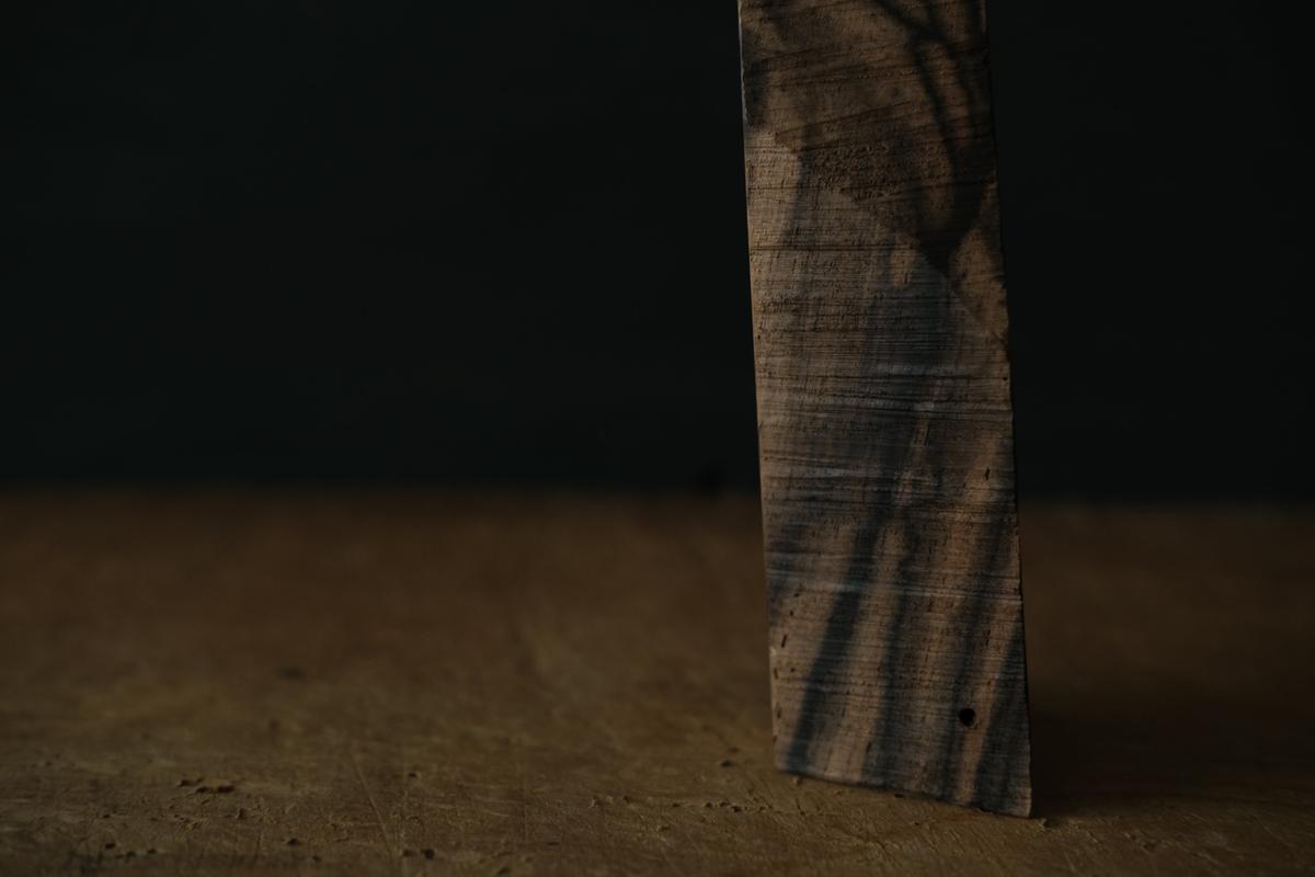 端材オブジェ｜黒柿（E）