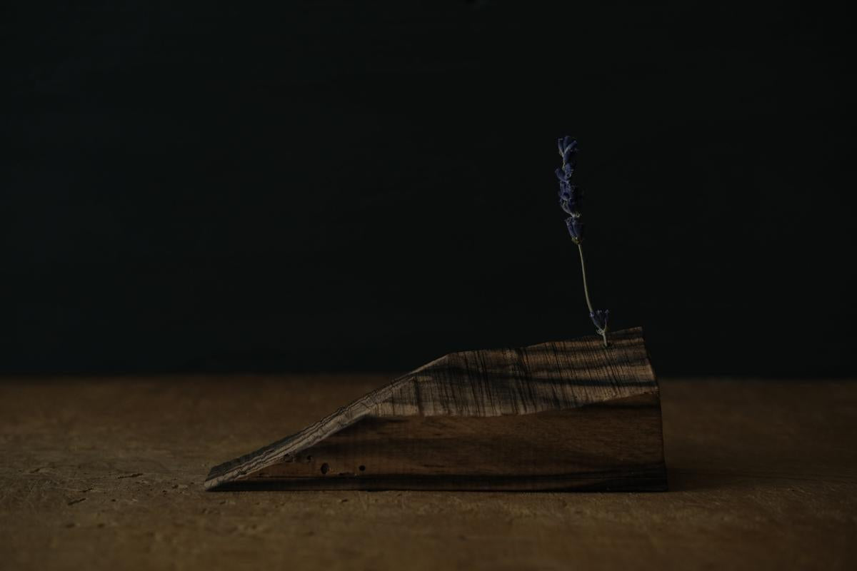 端材オブジェ｜黒柿（E）