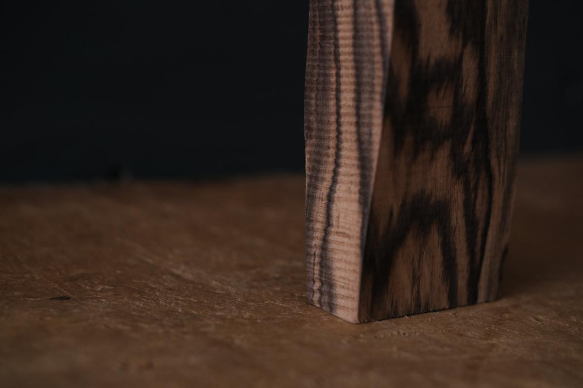 端材オブジェ｜黒柿（D）