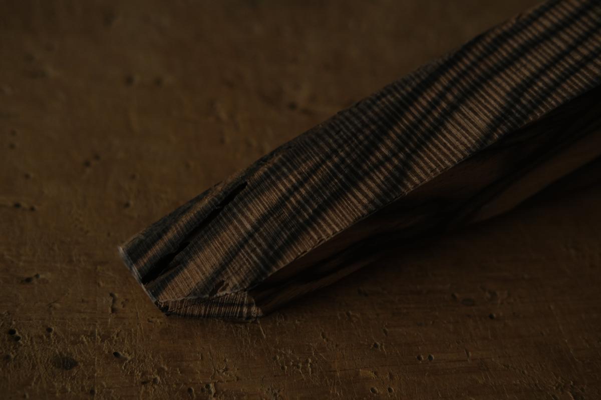 端材オブジェ｜黒柿（D）